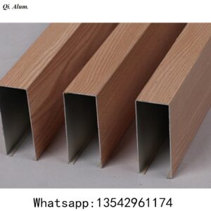 Aluminum Metal Rectangular Tubes Commercial Suspended Baffle